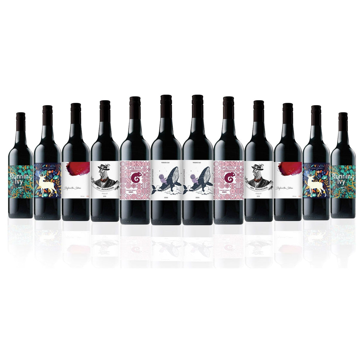 Mixed Aussie Red Wine Dozen (12 Bottles)