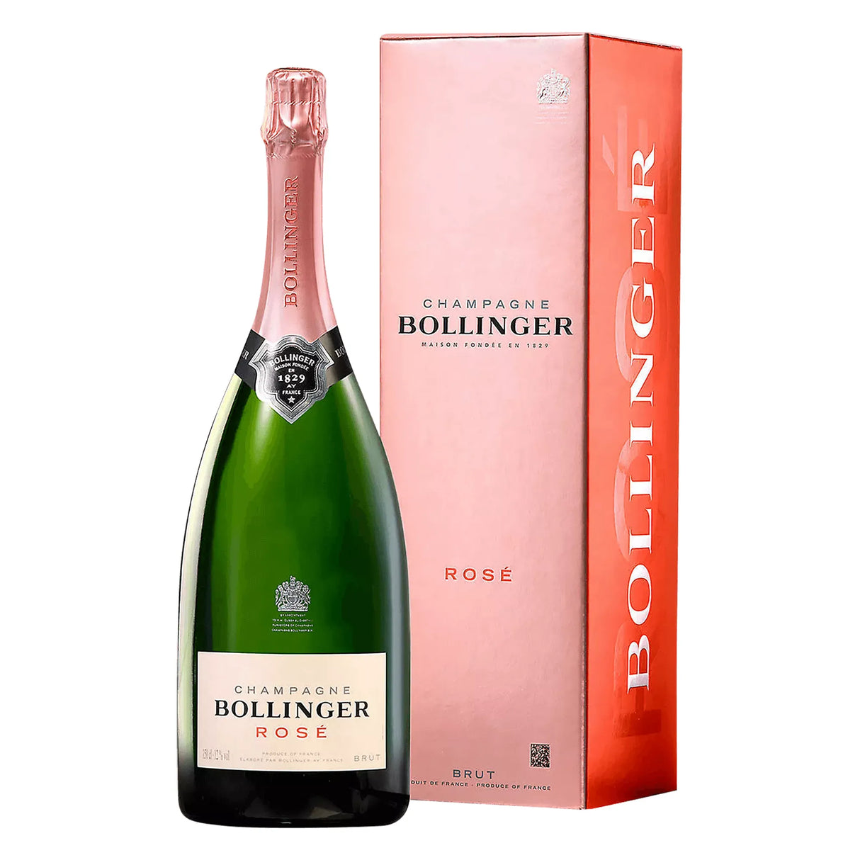 Bollinger Rosé Magnum (Gift Box), France NV (3 Bottles)