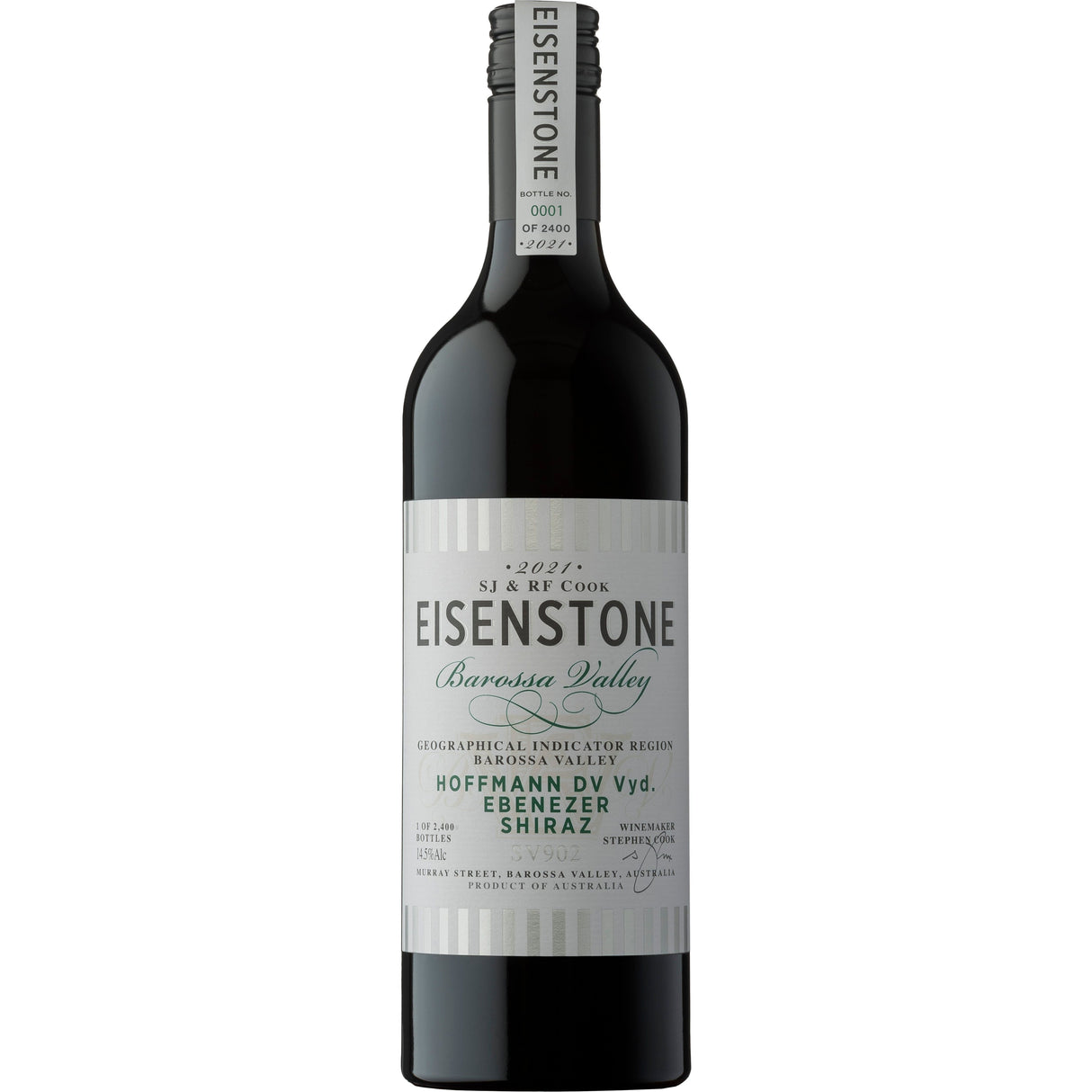Eisenstone Hoffmann Dimchurch Vineyard Ebenezer Shiraz SV902 2022 (6 bottles)