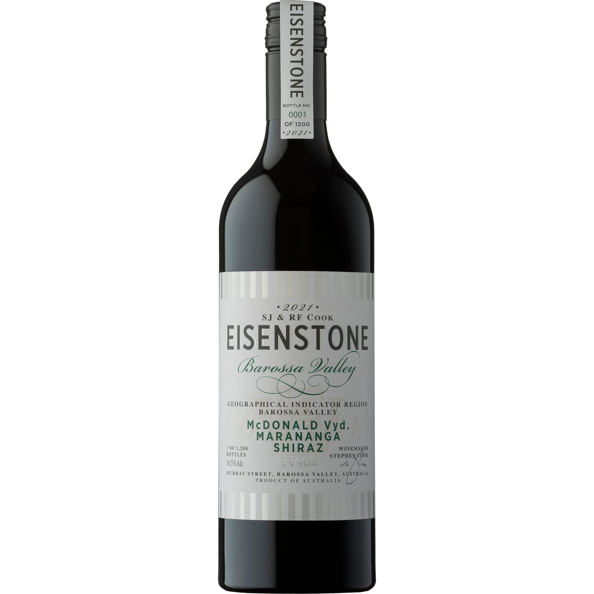Eisenstone McDonald Vyd Marananga Shiraz SV904 2022 (6 bottles)