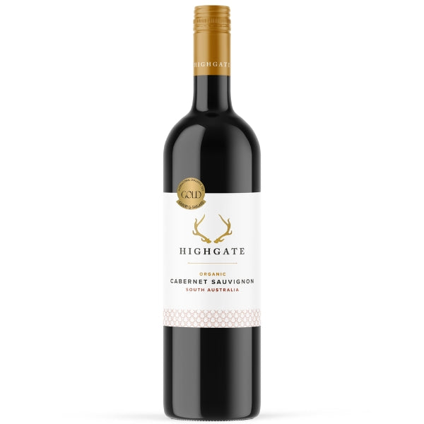 Highgate Organic Cabernet Sauvignon South Australia 2021 (12 bottles)