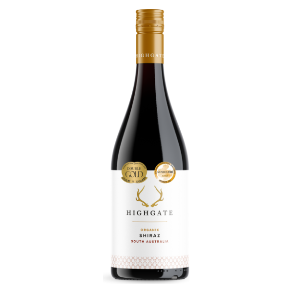 Highgate Organic Shiraz South Australia 2021 (12 bottles)