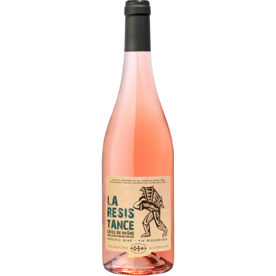 La Resistance Organic Côtes du Rhône Rosé 2023 (6 bottles)