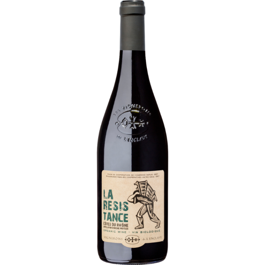 La Resistance La Resistance Organic Côtes du Rhône Rouge 2018 (6 bottles)