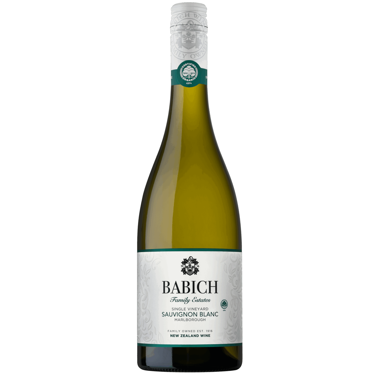 Babich Family Estates Organic Sauvignon Blanc 2024 (12 Bottles)