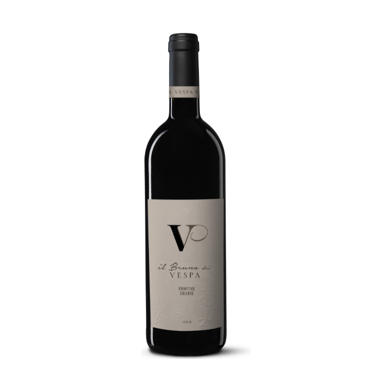 Vespa Il Bruno dei Vespa Primitivo Salento IGT 2022 (12 bottles)