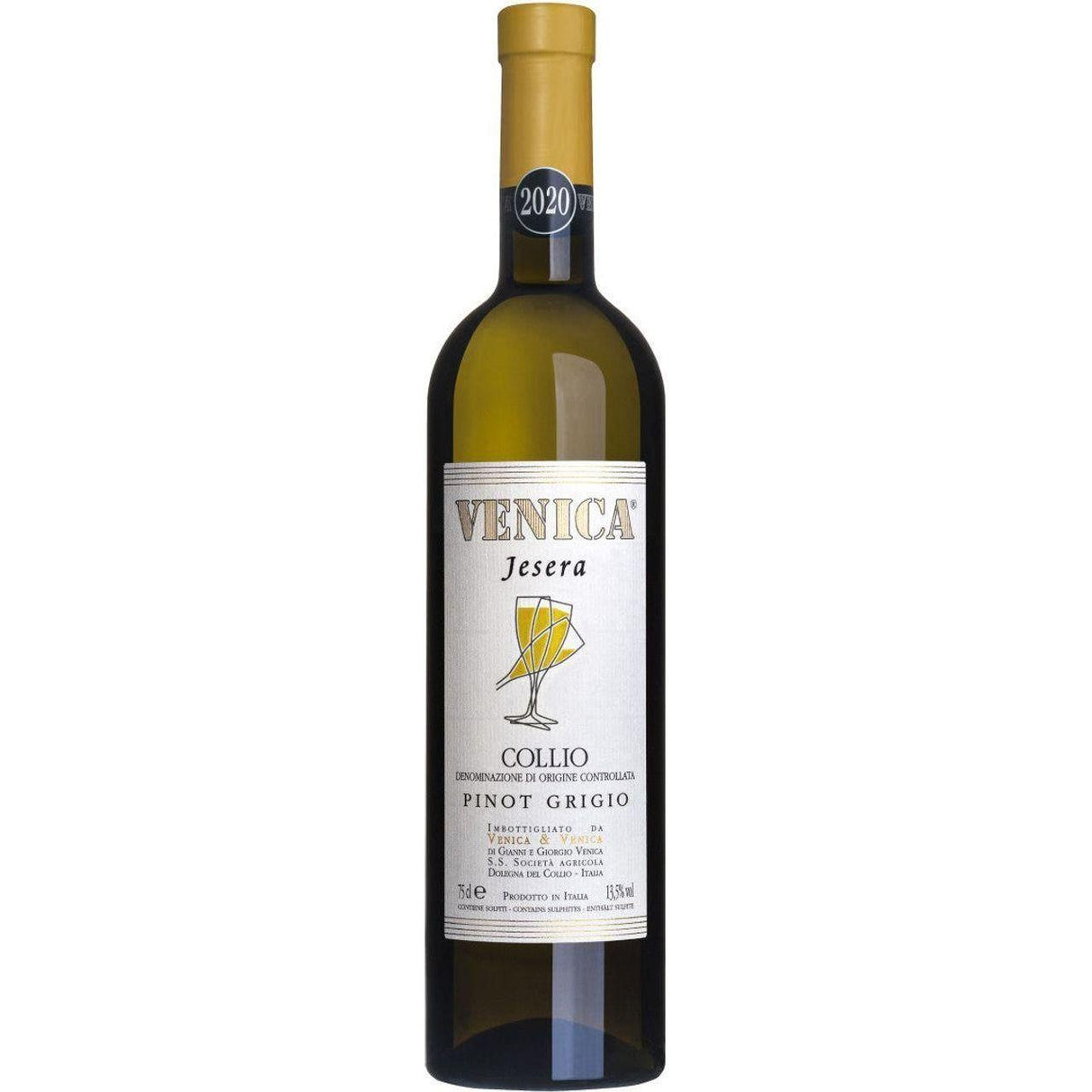 Venica & Venica 'Jesera' Pinot Grigio 2021 (6 Bottles)