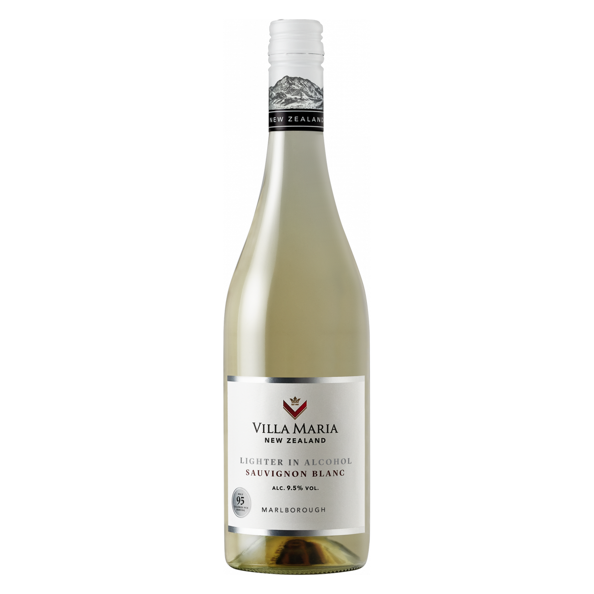 Villa Maria Lighter in Alcohol Sauvignon Blanc, Marlborough 2023 (6 Bottles)