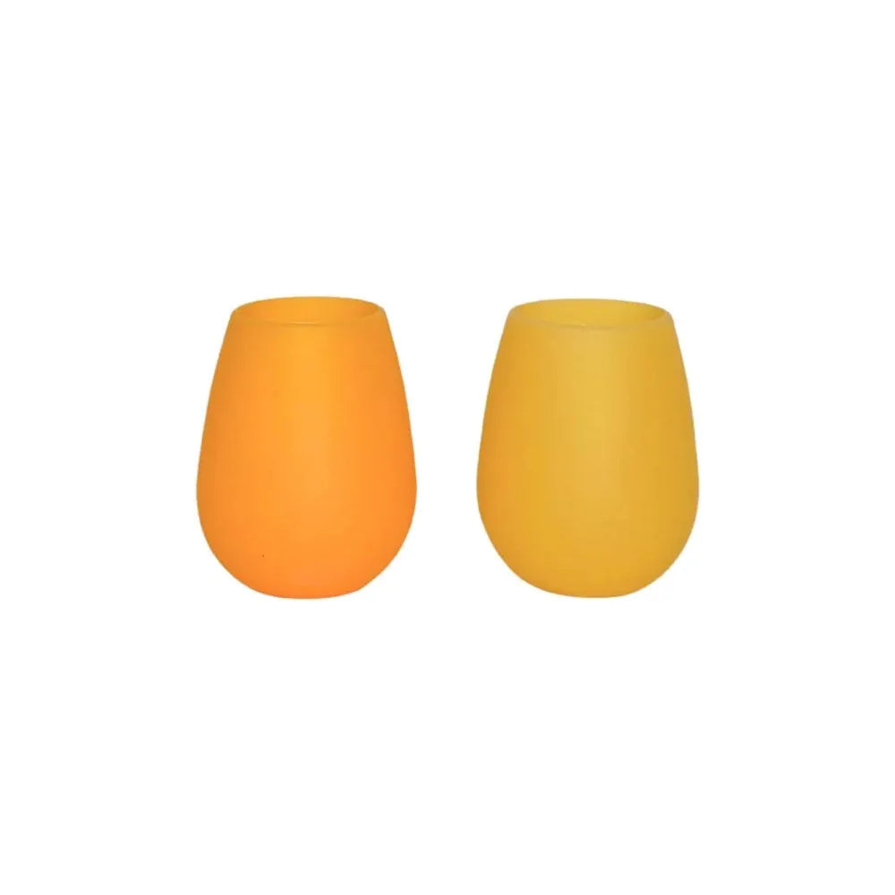 Porter Green Buttermilk + Sunflower | Fegg | Silicone Unbreakable Glasses