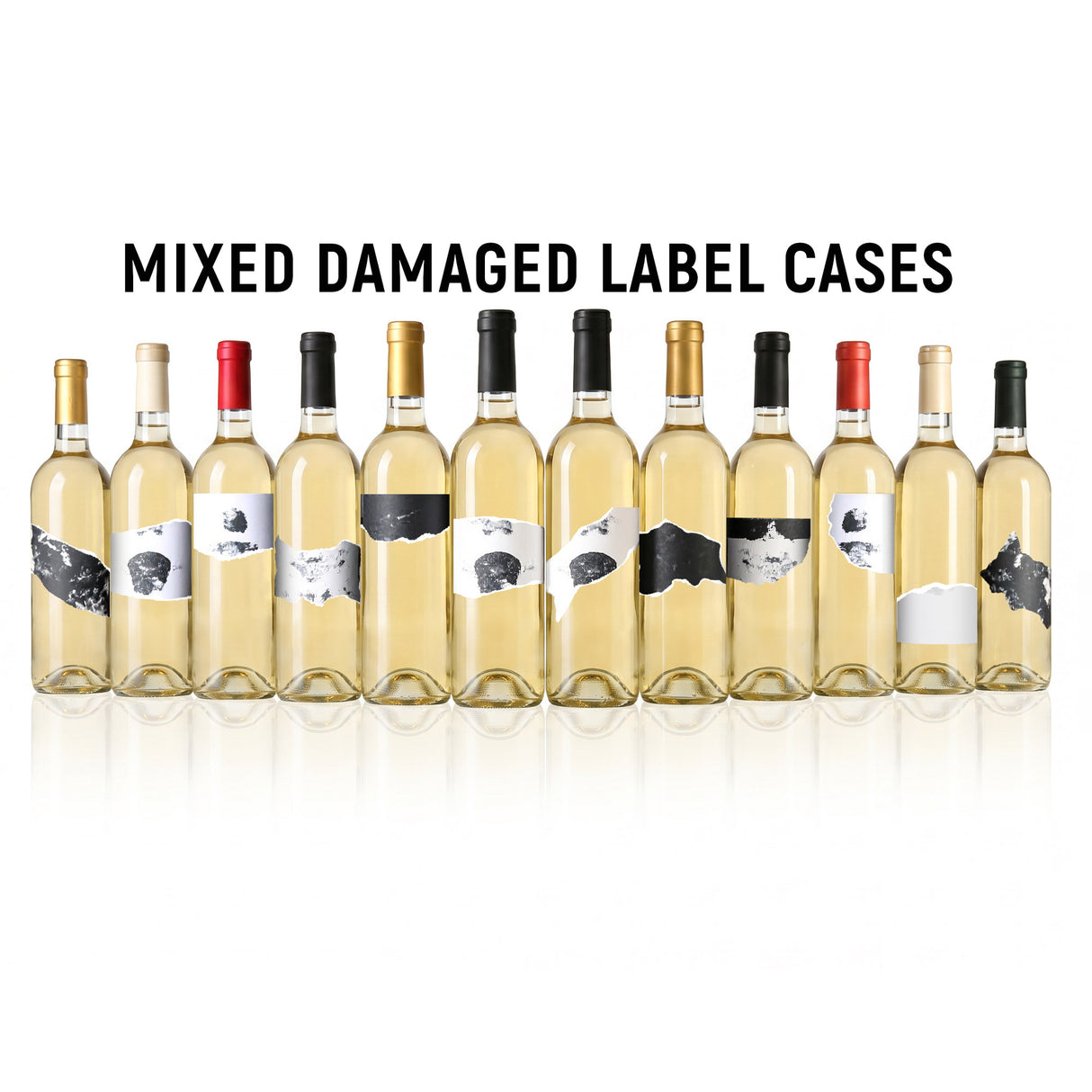 Damaged Label Mixed White Dozen (12 Bottles)