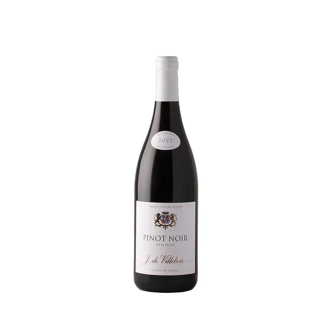J. de Villebois Vin de France Pinot Noir, Loire Valley 2024 (12 bottles)