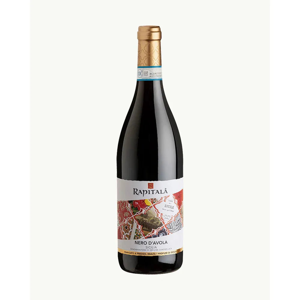 Tenute Rapitala Maioliche Di Sicilia Series Nero D'Avola DOC Biological 2022 (6 Bottles)