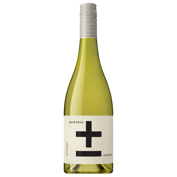 Plus & Minus Australia Pinot Grigio Zero Alcohol (12 bottles)