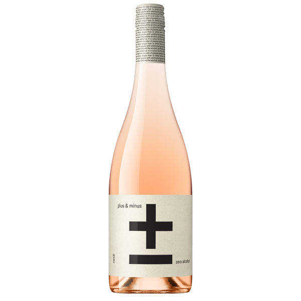 Plus & Minus Australia Rosé Zero Alcohol 2023 (12 bottles)