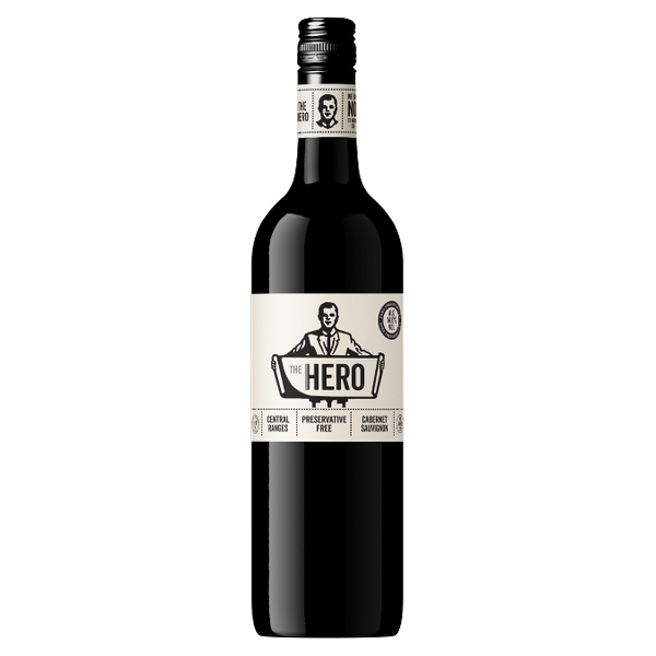 The Hero Australia Cabernet Sauvignon Preservative Free Vegan (12 bottles)