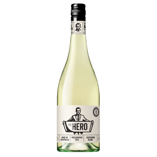 The Hero Australia Sauvignon Blanc Preservative Free Vegan 2023 (12 bottles)