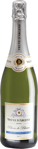 Veuve D'Argent Cuvée Prestige Blanc de Blancs Brut NV (12 bottles)
