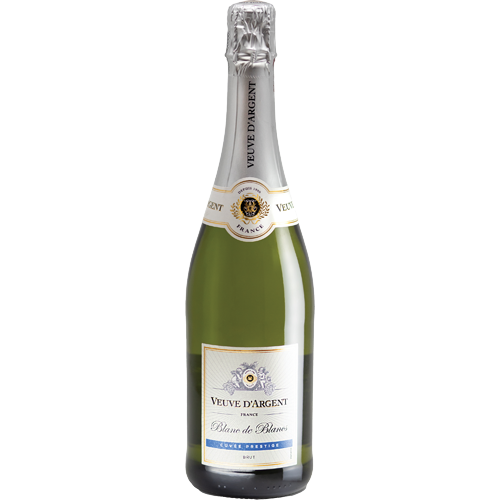 Veuve D'Argent Cuvée Prestige Blanc de Blancs Brut NV (12 bottles)