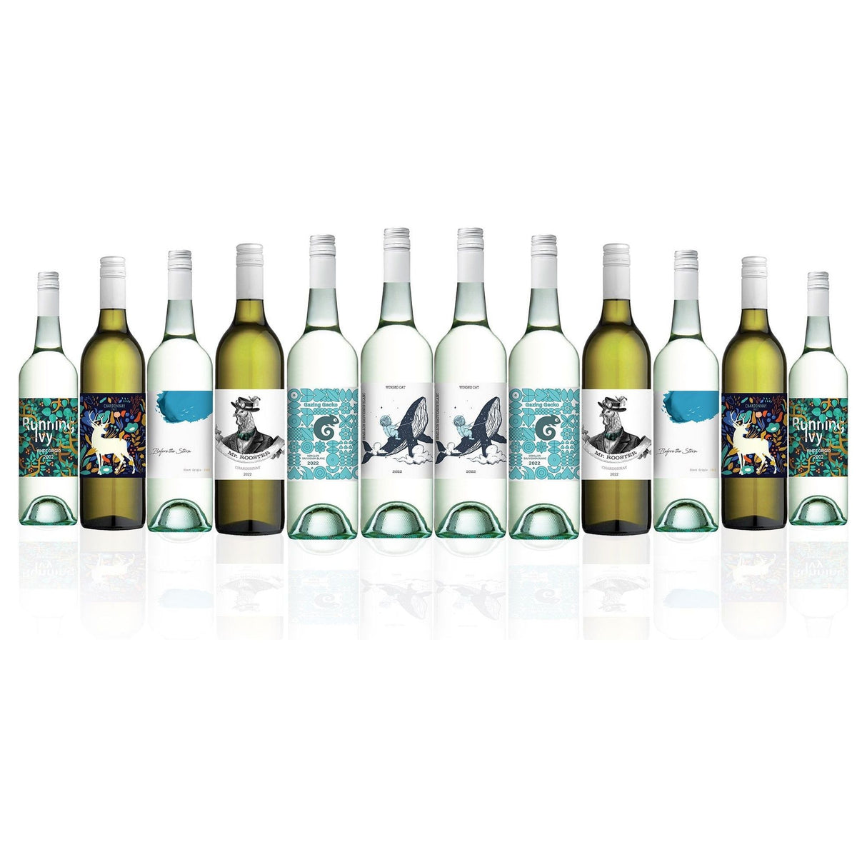 Mixed Aussie White Wine Dozen (12 bottles)