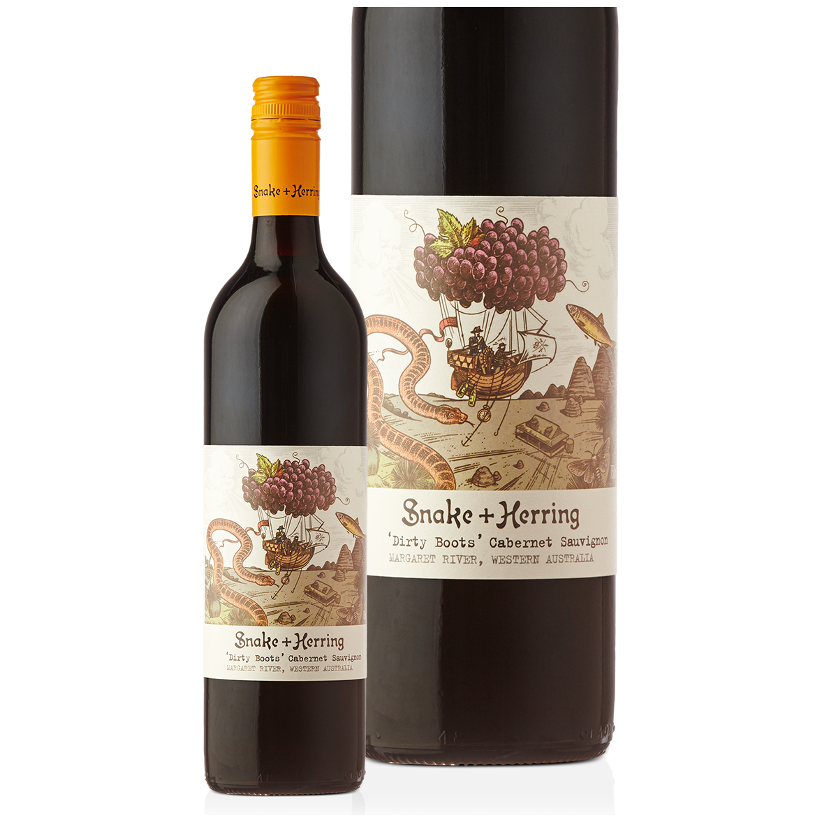 2020 Snake & Herring Dirty Boots Cabernet Sauvignon (12 bottles)