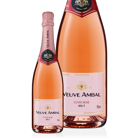 Veuve Ambal Vin Mousseux Rose Brut NV (6 bottles)