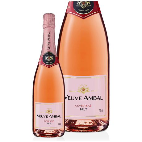 Veuve Ambal Vin Mousseux Rose Brut NV (6 bottles)