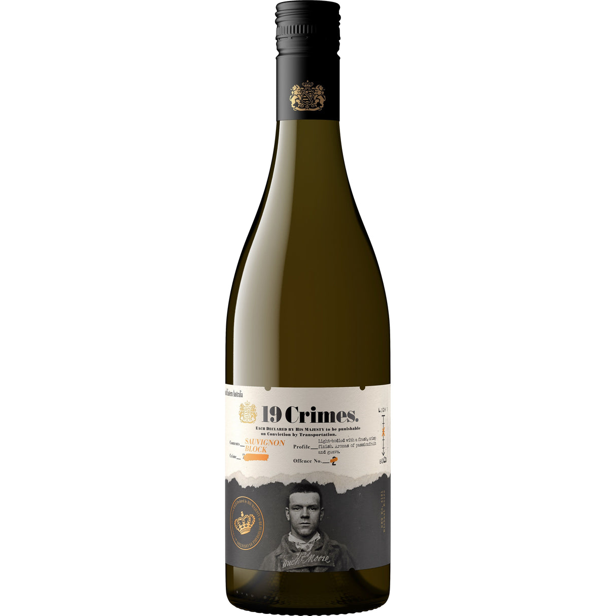 19 Crimes Block Sauvignon Blanc  (12 Bottles)