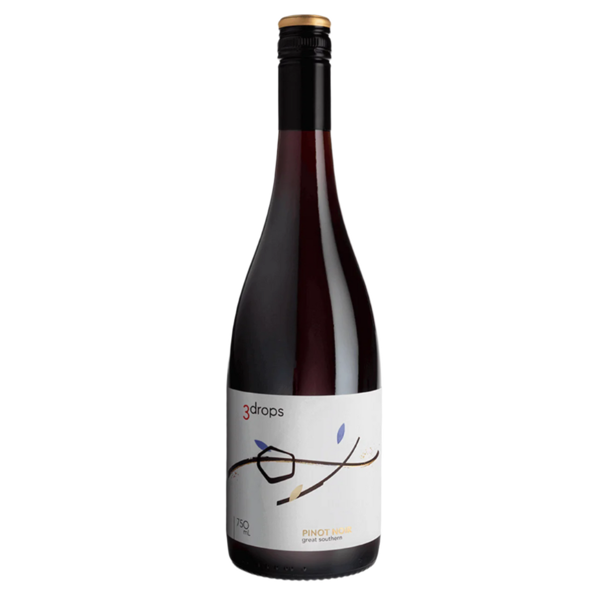 3 Drops Patterson Vineyard Pinot Noir (Vegan) 2023 (12 bottles)
