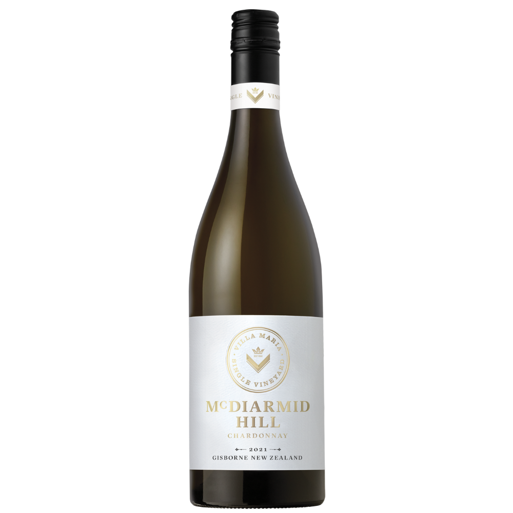 Villa Maria Single Vineyard McDiarmid Hill Chardonnay, Gisborne 2021 (6 Bottles)