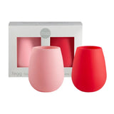 Porter Green Cherry + Blush | Fegg | Silicone Unbreakable Glasses