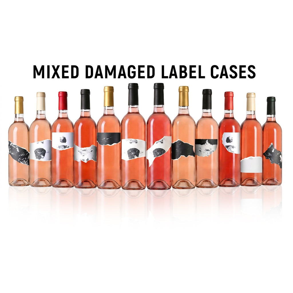 Damaged Label Mixed Rose Dozen (12 Bottles)