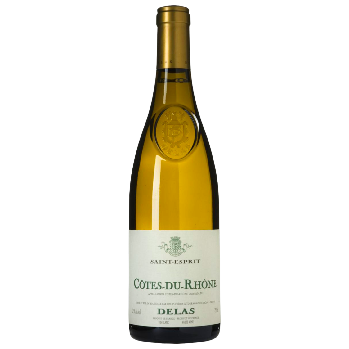 Delas Freres Cotes-du-Rhone Saint Esprit Blanc (Grenache Blanc, Clairette) 2023 (12 Bottles)
