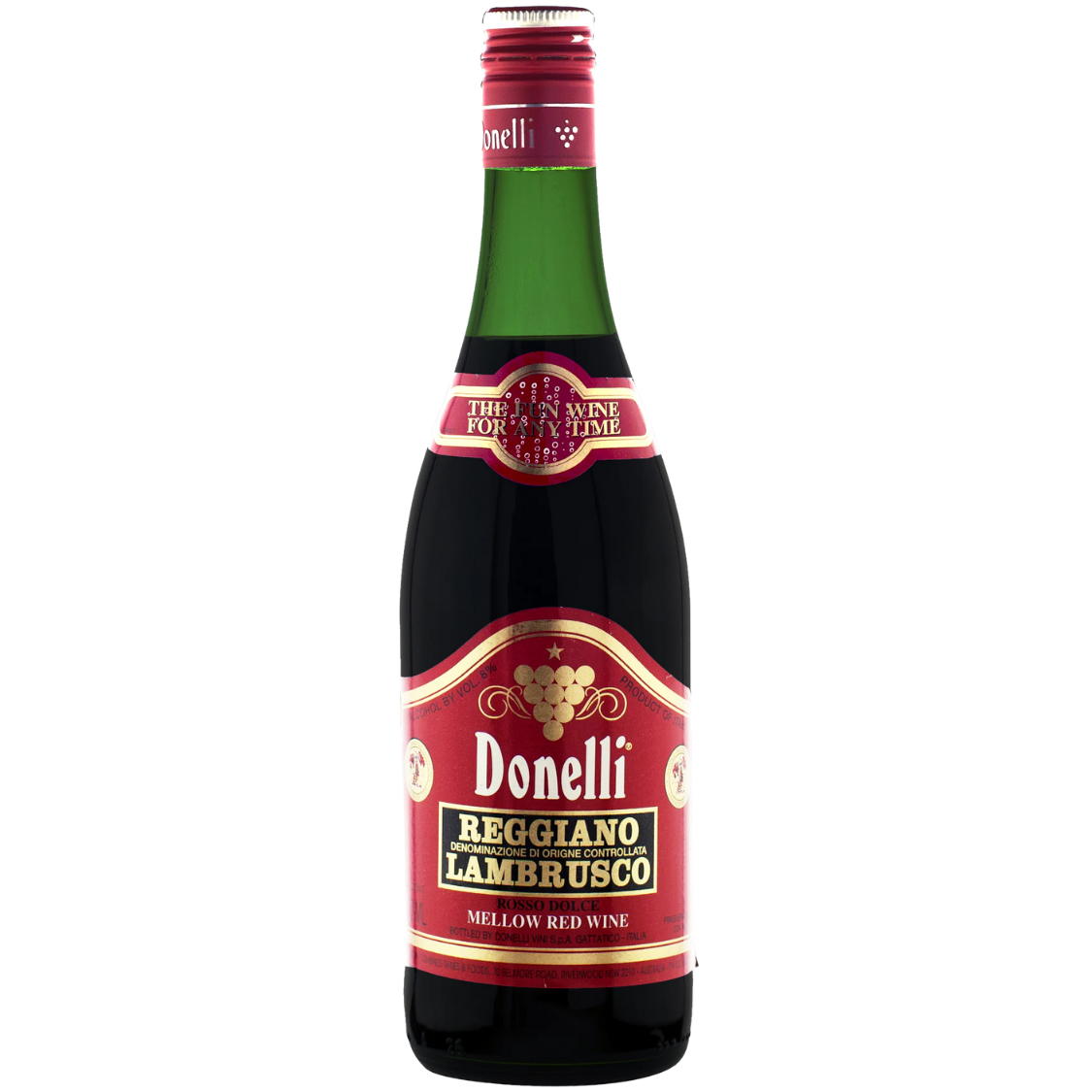Donelli Lambrusco Reggiano Rosso NV (6 Bottles)