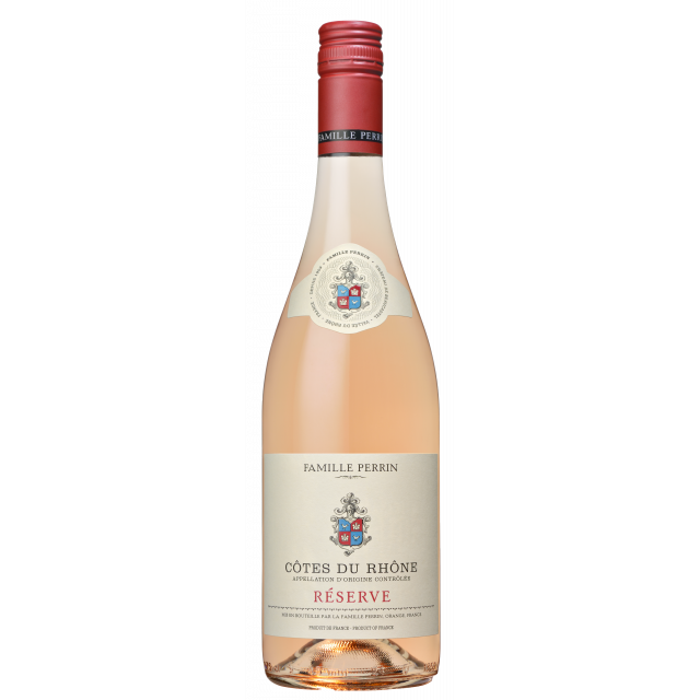 Famille Perrin Réserve Côtes du Rhône Rose 2022 (12 bottles)