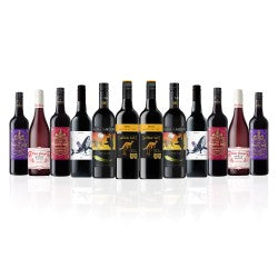 Aussie Mixed Reds featuring Yellowtail Shiraz (12 Bottles)