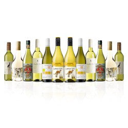 Aussie Mixed Whites featuring Yellowtail Chardonnay (12 Bottles)