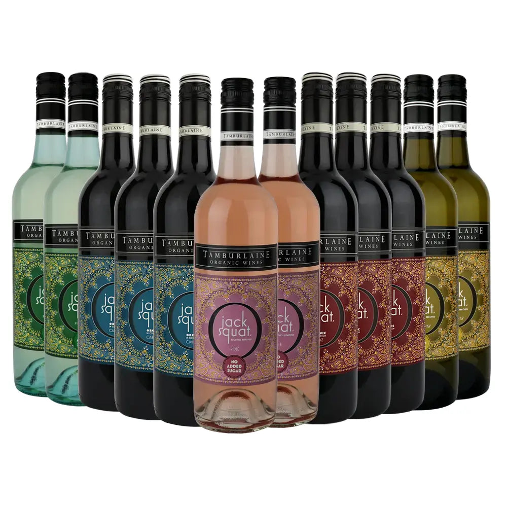 Jack Squat No Alcohol Mixed Wine Dozen (12 bottles)