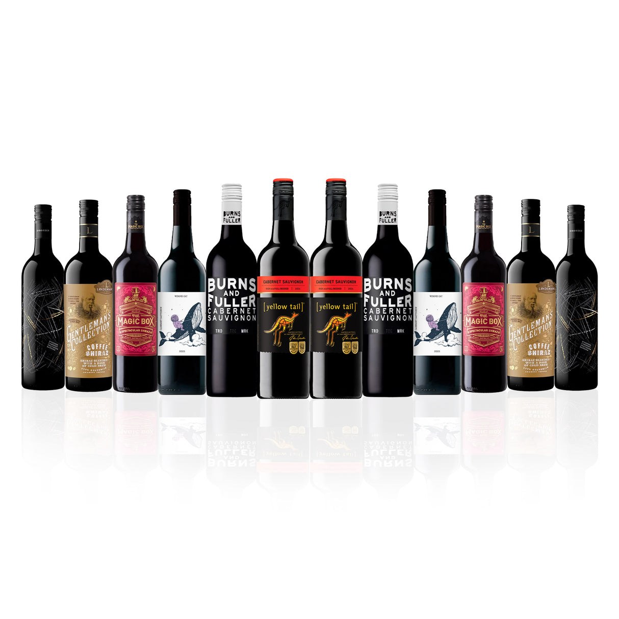 Aussie Mixed Reds featuring Yellowtail Cabernet (12 Bottles)
