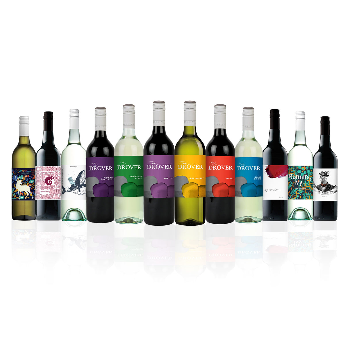 The Drover and Friends Mixed Wine Dozen (12 Bottles)