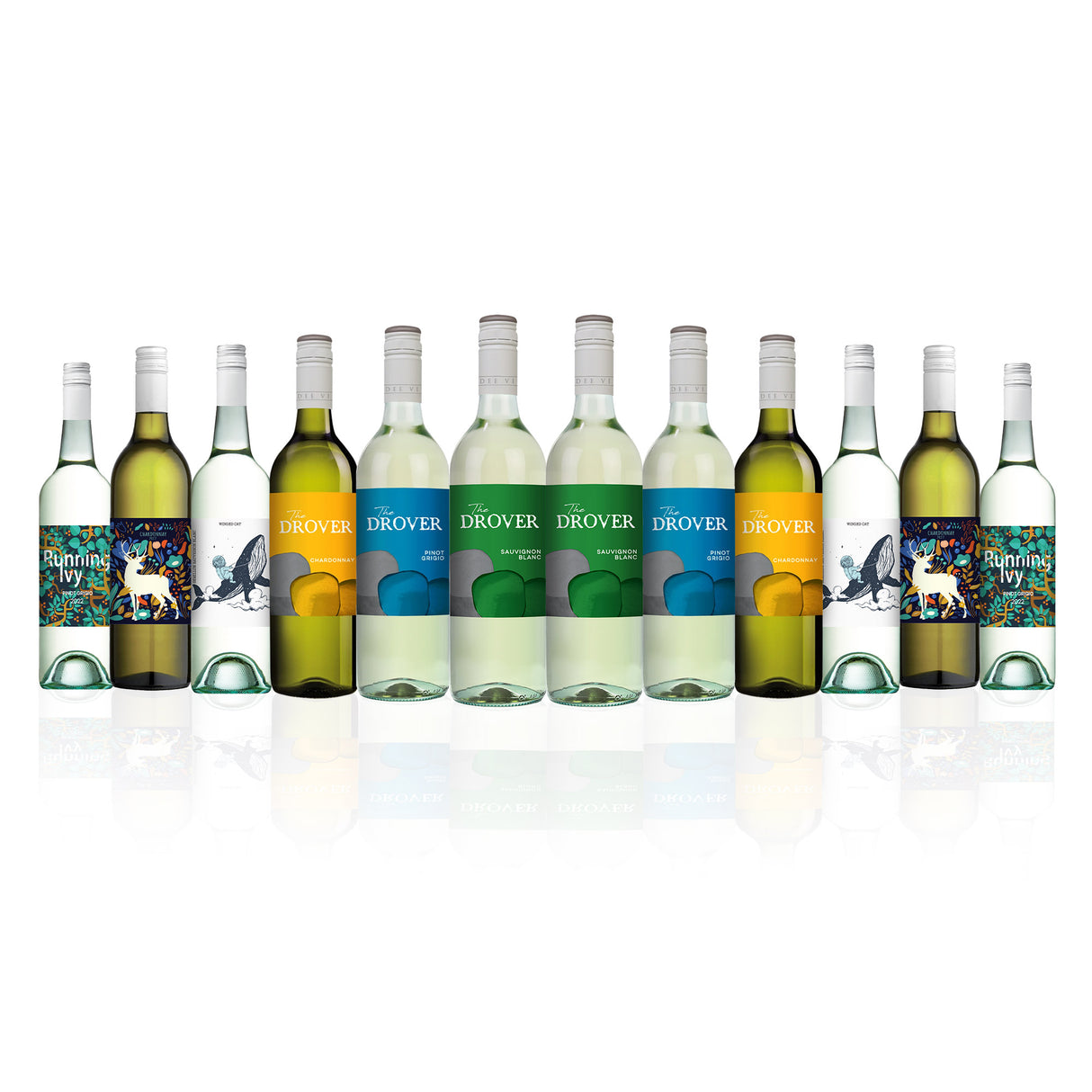 The Drover and Friends Mixed White Wine Dozen (12 Bottles)