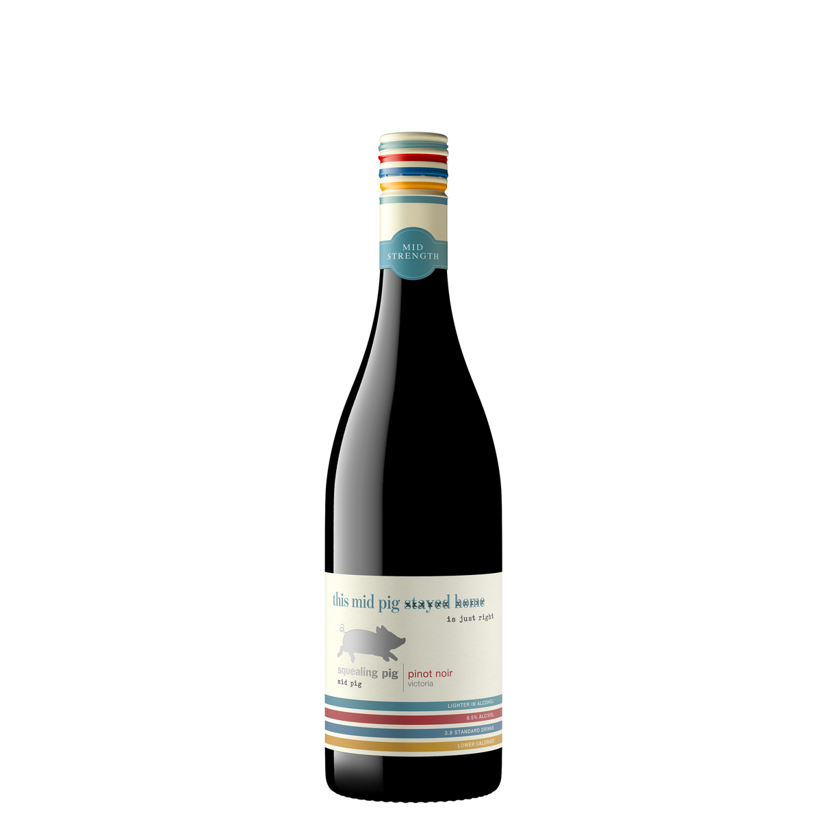 Squealing Pig Mid Strength Pinot Noir  (12 Bottles)