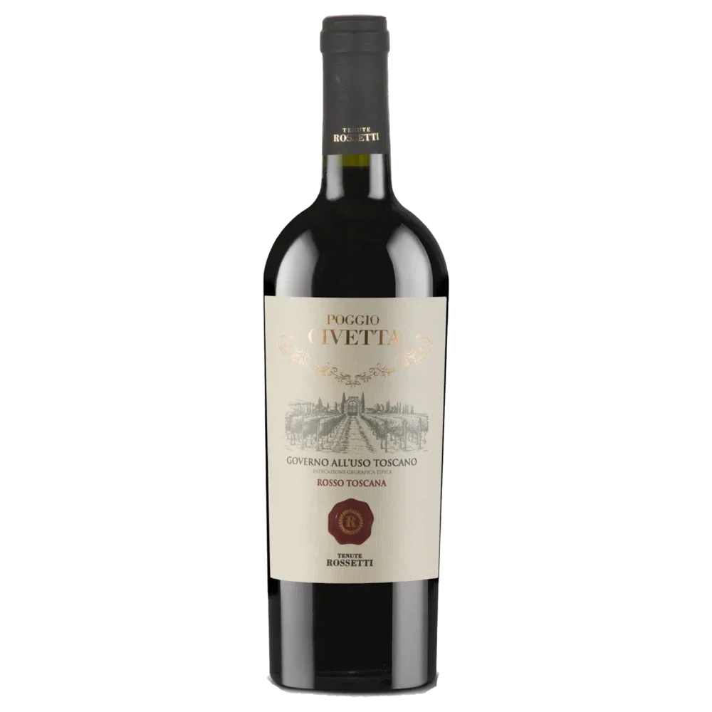 Tenute Rossetti Governo All'Uso Toscano Rosso Toscano IGT 2019 (6 Bottles)