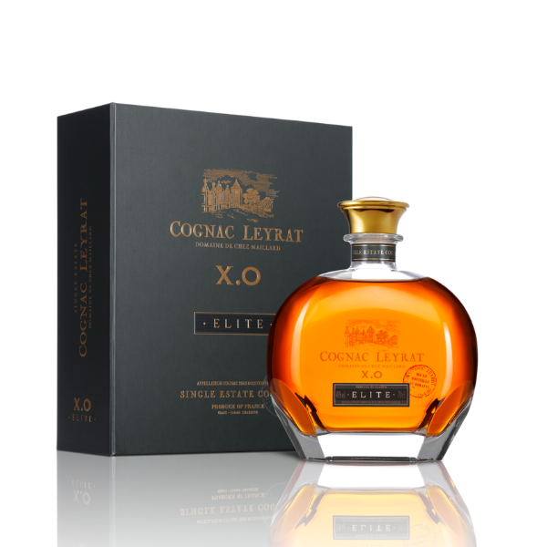 Cognac Leyrat XO Hors d'Age with Giftbox and Tasting Glasses (1x700ml)