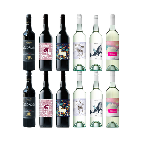 Connoisseurs Collection Mixed Wine Dozen feat. Woodfield Estate (12 bottles)