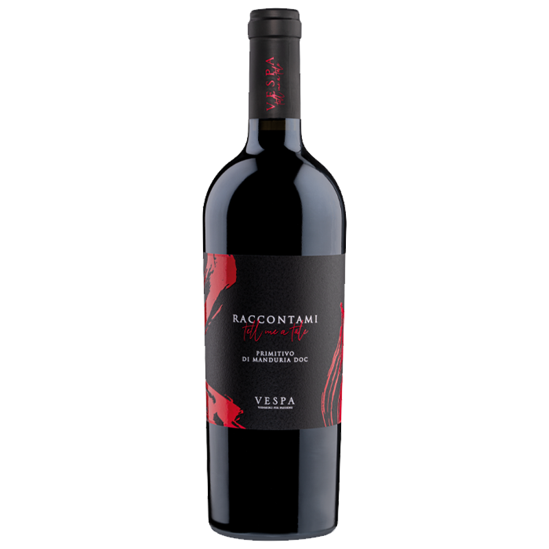 Vespa Raccontami Primitivo di Manduria DOC 2019 (12x750ml)