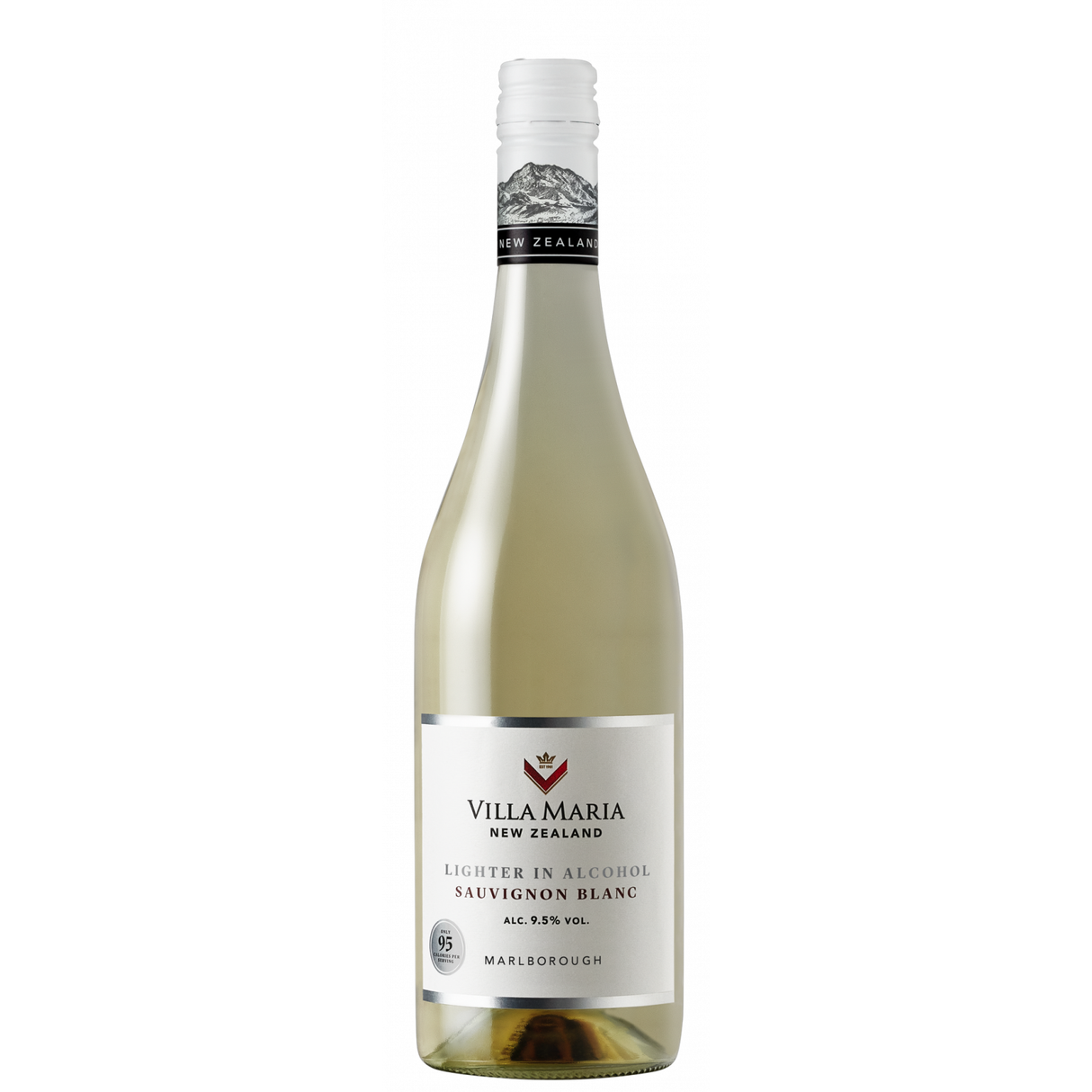 Villa Maria Lighter in Alcohol Sauvignon Blanc, Marlborough 2022 (6 Bottles)