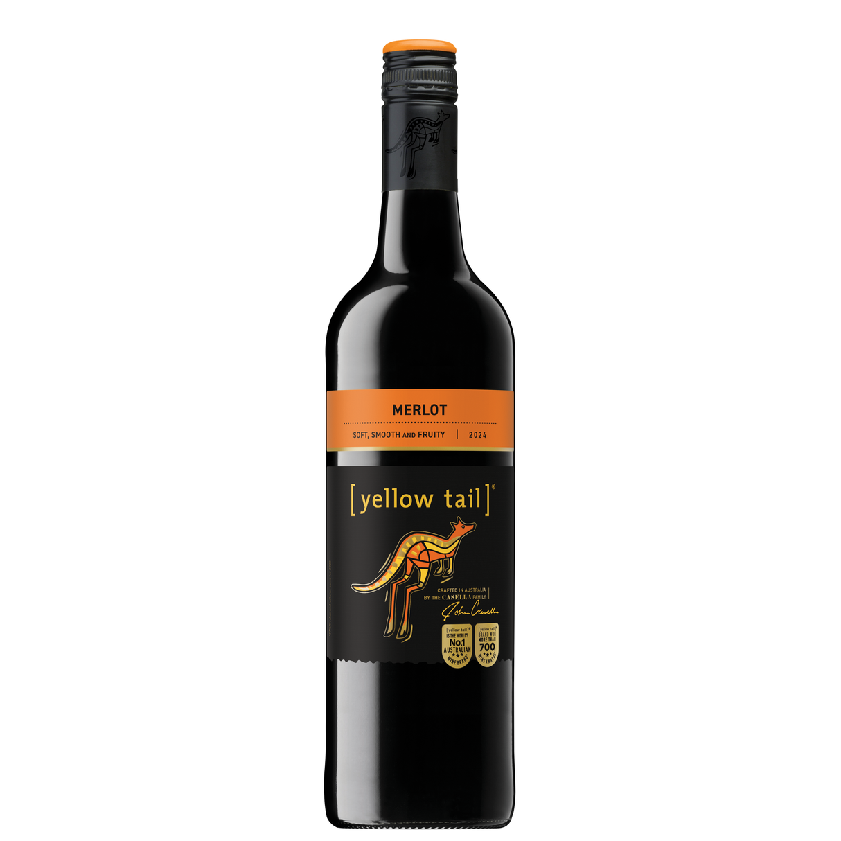 Australian Mixed Red Wine Dozen Featuring Yellow Tail Merlot (12 Bottles)