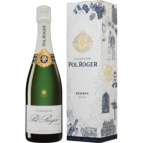 Pol Roger Brut Réserve Non Vintage [Gift Box] NV (6 bottles)