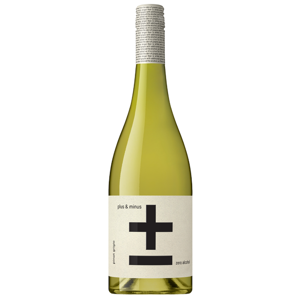 Plus & Minus Australia Pinot Grigio Zero Alcohol 2023 (12 bottles)