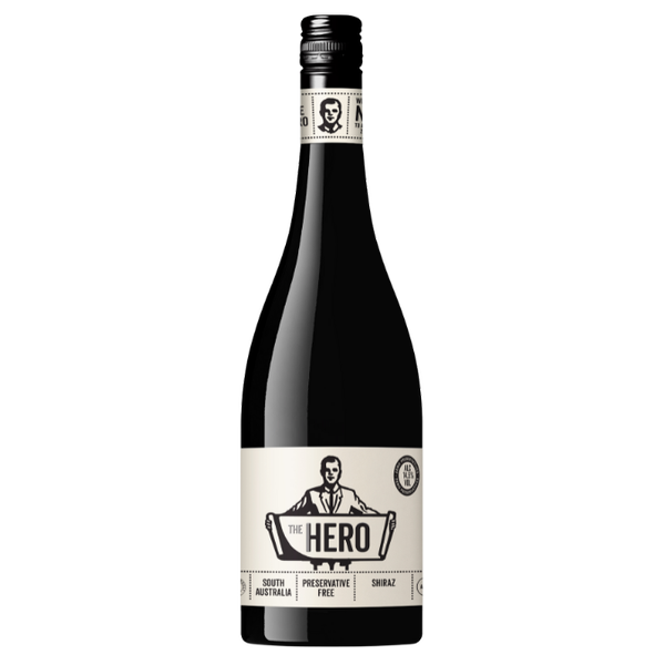 The Hero Australia Shiraz Preservative Free Vegan 2024 (12 bottles)